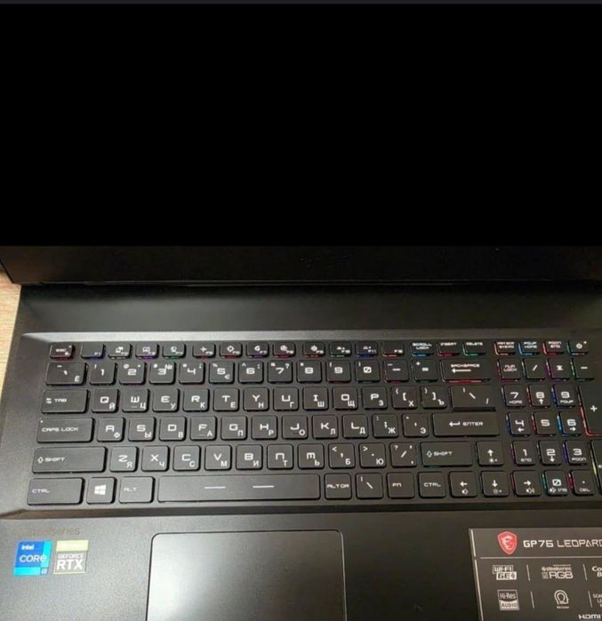 MSI GP76 LEOPARD
процессор i7 11800h
видеокарта RTX 3070 8gb