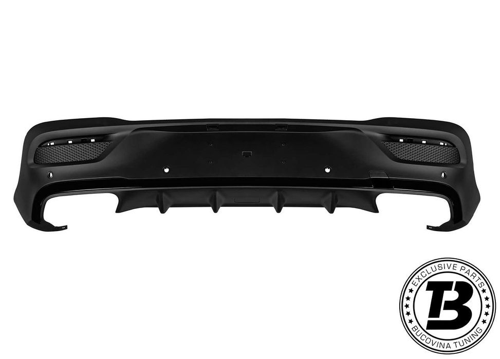 Difuzor Bara Spate cu Ornamente compatibil cu Mercedes GLE Coupe C167 GLE63 Design