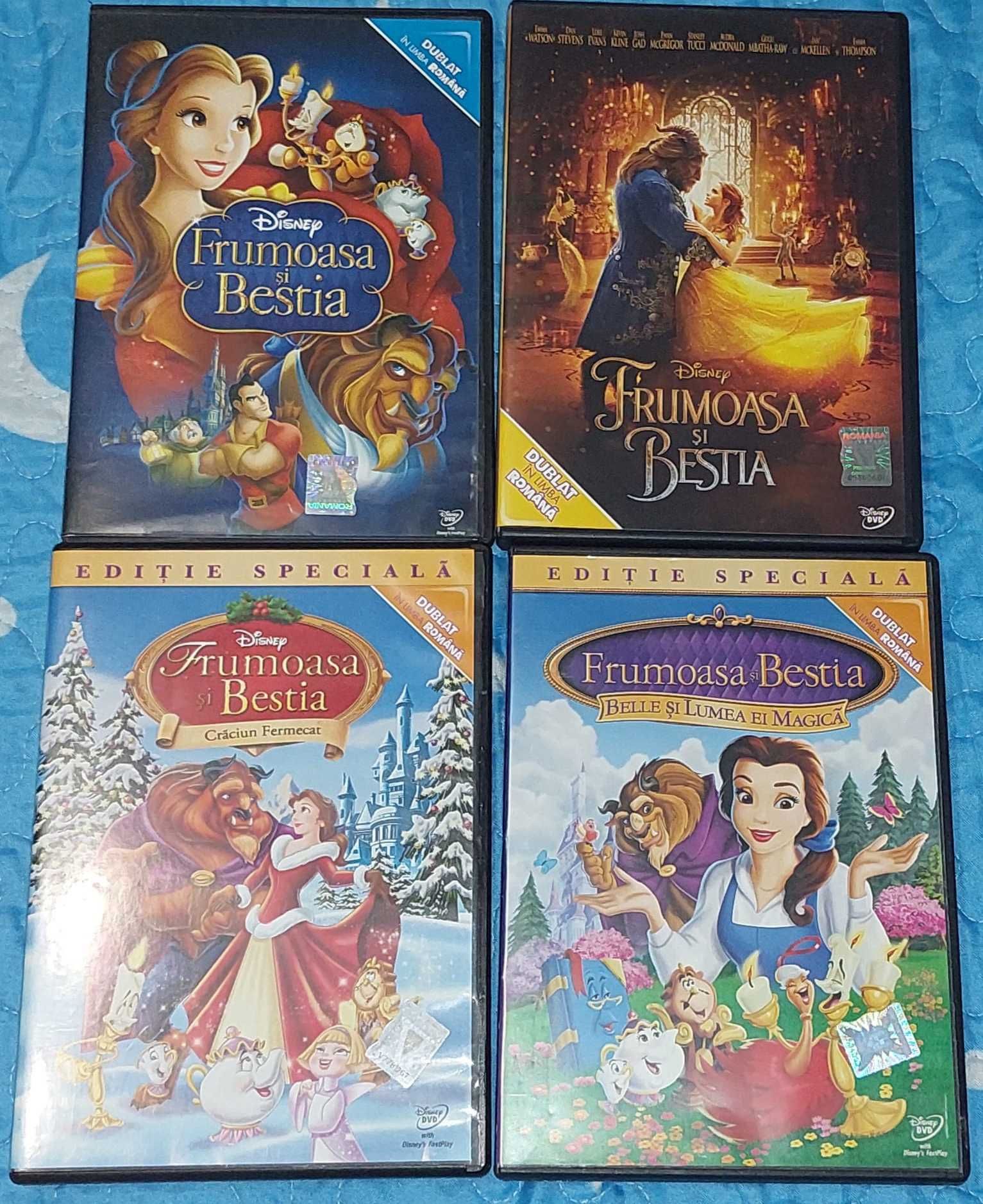 Vând DVD-uri cu filme si seriale Violetta, Barbie, Tom si Jerry etc.