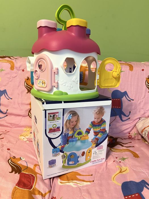 Casuta sortare forme pentru bebelusi 18luni plus