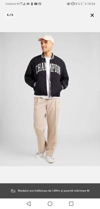 Geaca bomber barbati Champion, nouă.