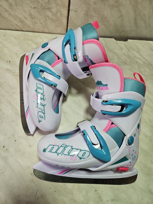 Patine 2021 gheata patinaj reglabile Nitro marime eu  31-32-33