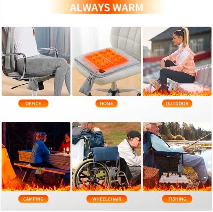 Загряваща възглавница с USB