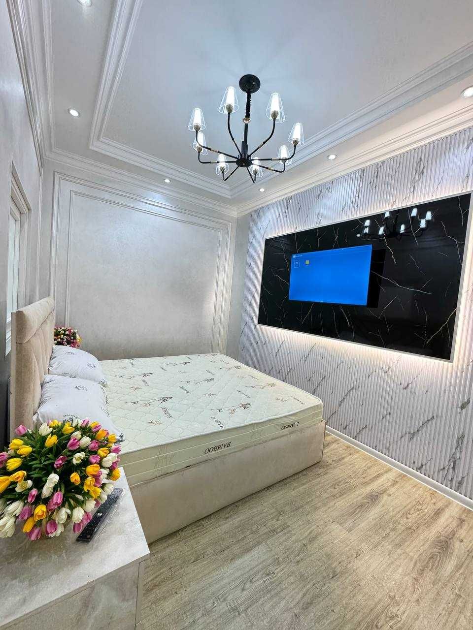 3х комнатая квартира новостройке, Лифтом евроремонтом, Микрорайон