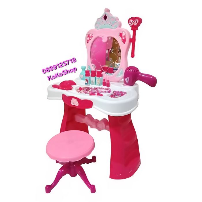 Детска тоалетка със столче,звук и светлини/тоалетка за деца