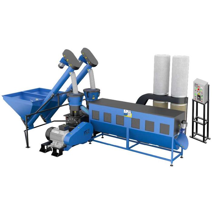 Linie peleti MLH 1000 DUO procesare rumegus si resturi vegetale