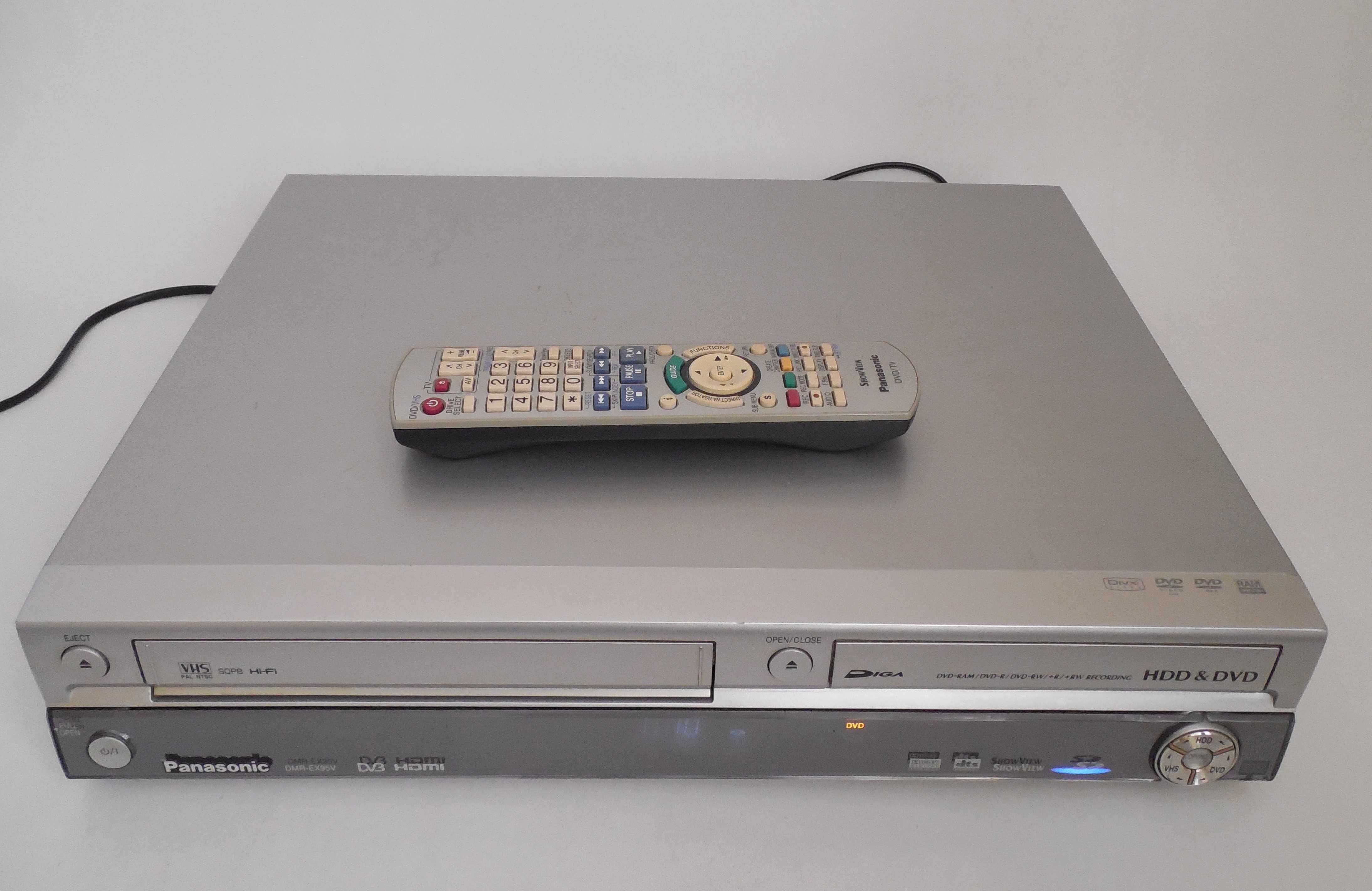 Panasonic recorder DMR-EX95VEGS combo video VHS DVD 250gb HDD