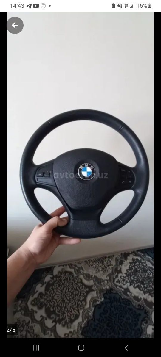 BMW f21 rul sotiladi