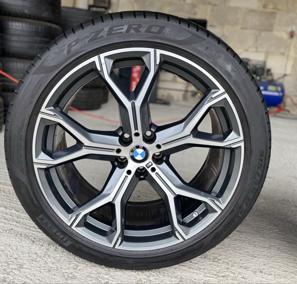 Jante Bmw X5 X6 R21 G05 G06 Originale 741M Pirelli de vara 95%