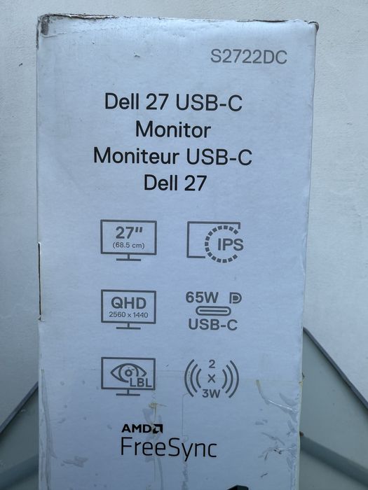 Monitor LED IPS DELL S2722DC, 27" Sigilat Oferta N