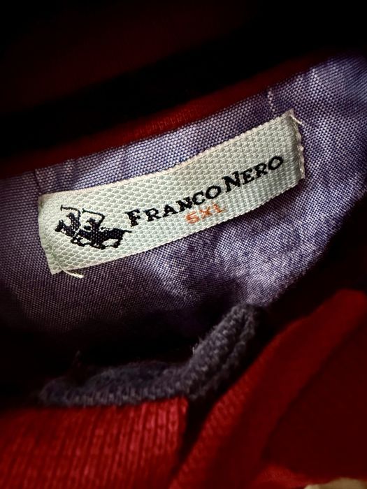 Tricou Polo roșu Franco Nero