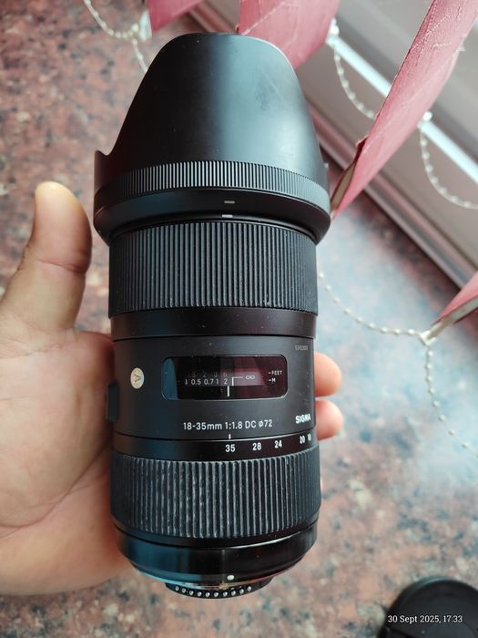 Продавам Отличен обектив Sigma Art 18-35mm 1.8