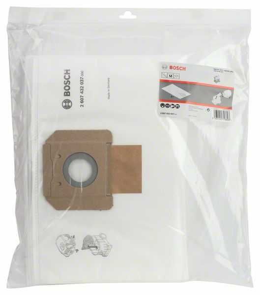 Нова филтърна торба, нетъкан текстил за Bosch GAS 35 Professional