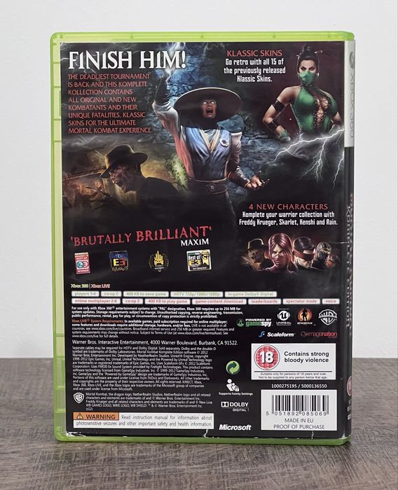 Joc Mortal Kombat 9 IX Komplete Edition Microsoft XBOX 360 ONE