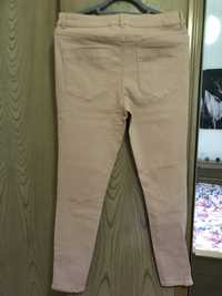 Pantaloni Blugi Jeans C&A crem nude, mar 42