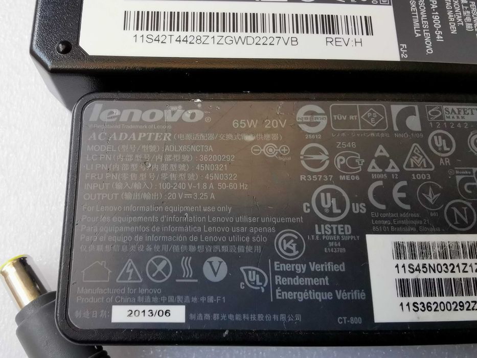LENOVO 90W-65W Incarcator Adaptor Leptop 20V -3.25A-4.5A mufa rotunda