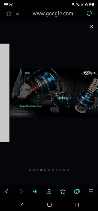 Mulinete Okuma Azores ZXP4000H