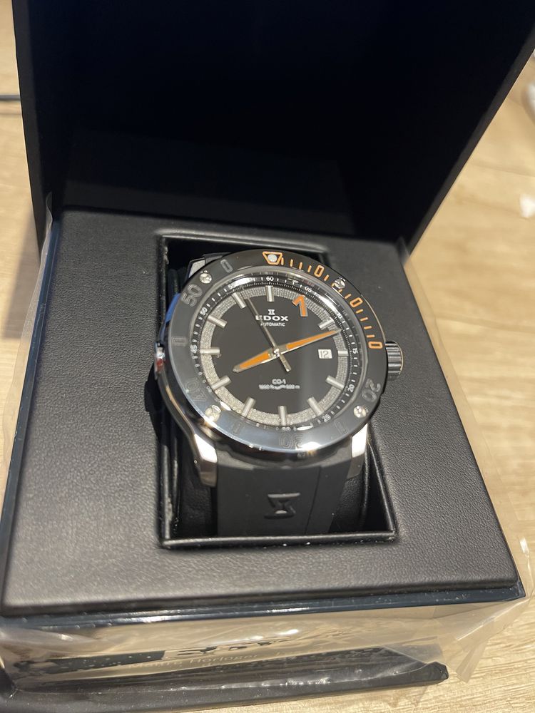 Нов Edox Chronoffshore-1 автоматичен швейцарски часовник