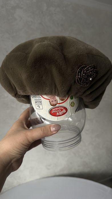 Шапка из экомеха