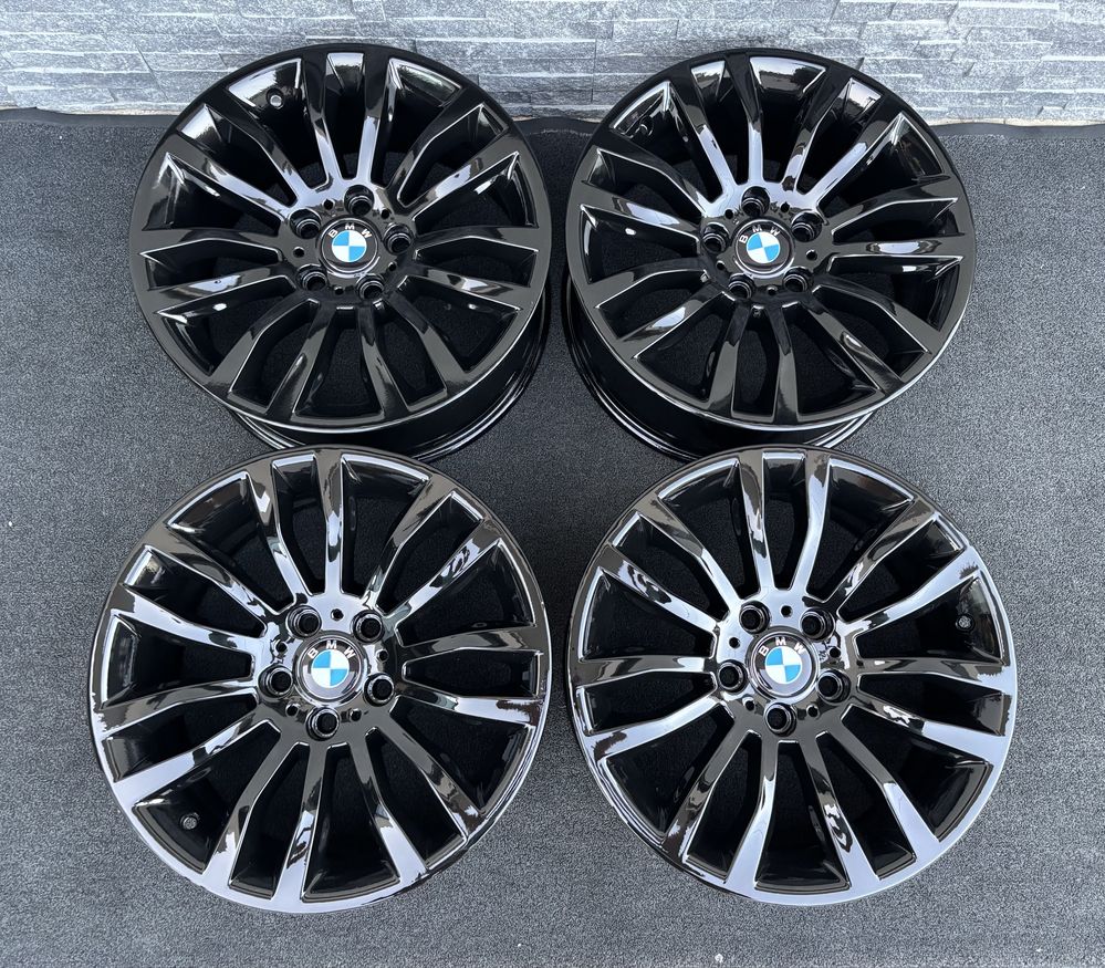 Jante aliaj r18 5x120 Bmw originale seria 3 4 5 6 7 x1 x3 negru f10