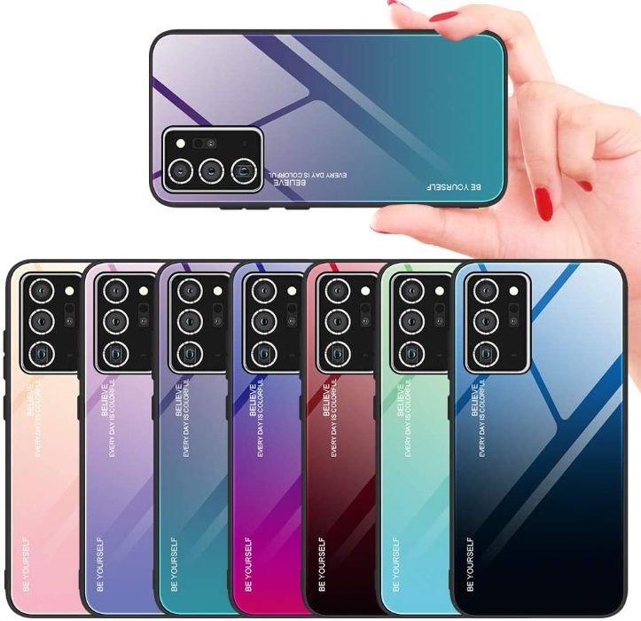 Husa Gradient din sticla pt. Samsung Galaxy Note 10 / Note 20 / S10e