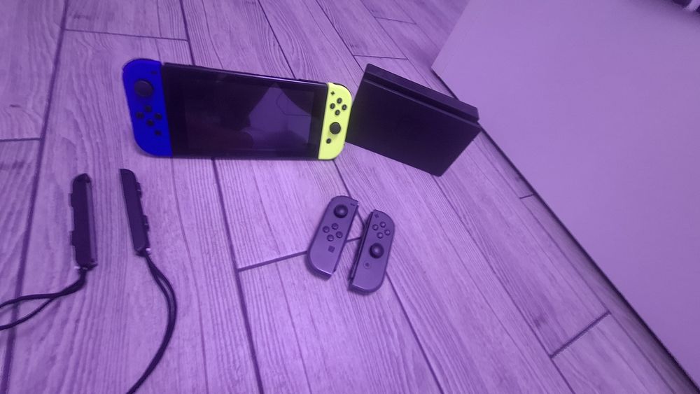 Nintendo switch cu accesorii.