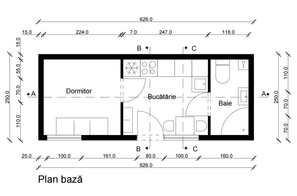 Tiny House complet mobilat
