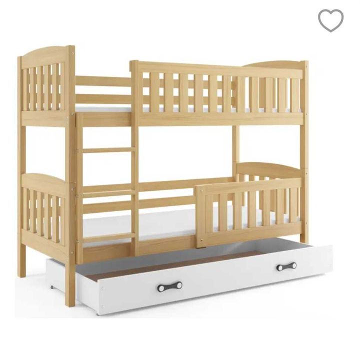 Продавам чисто ново двуетажно легло (материал - дървесина)