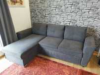 Coltar extensibil  VEJLBY de la JYSK, culoare gri inchis.