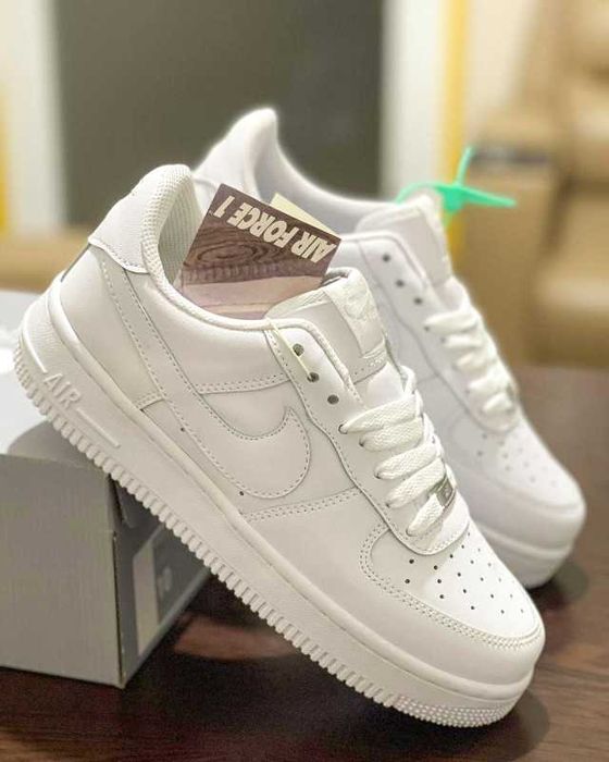 Adidasi Air Force 1 All White - Adidasi Fete Baieti