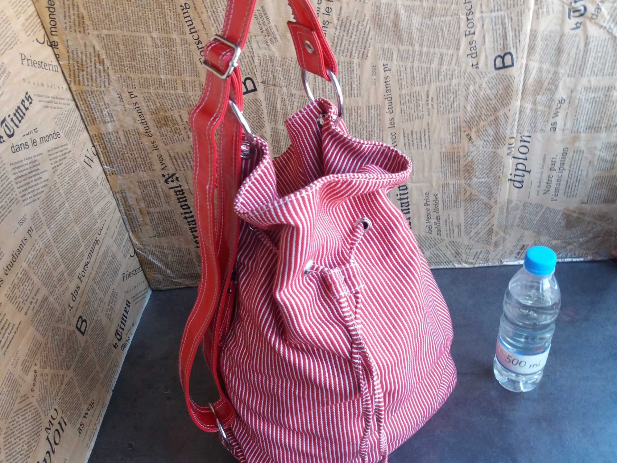 Червена чанта.торба.раница