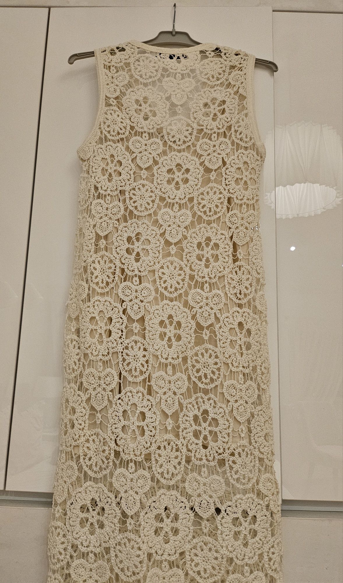 ZARA VIRAL Dress  Makreme Knit рокля S