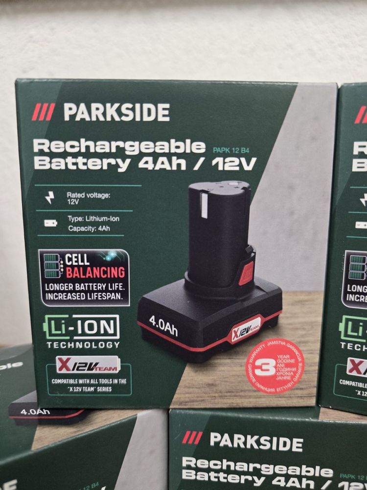 Parkside PAPK 12 B4 акумулаторна батерия 4Ah