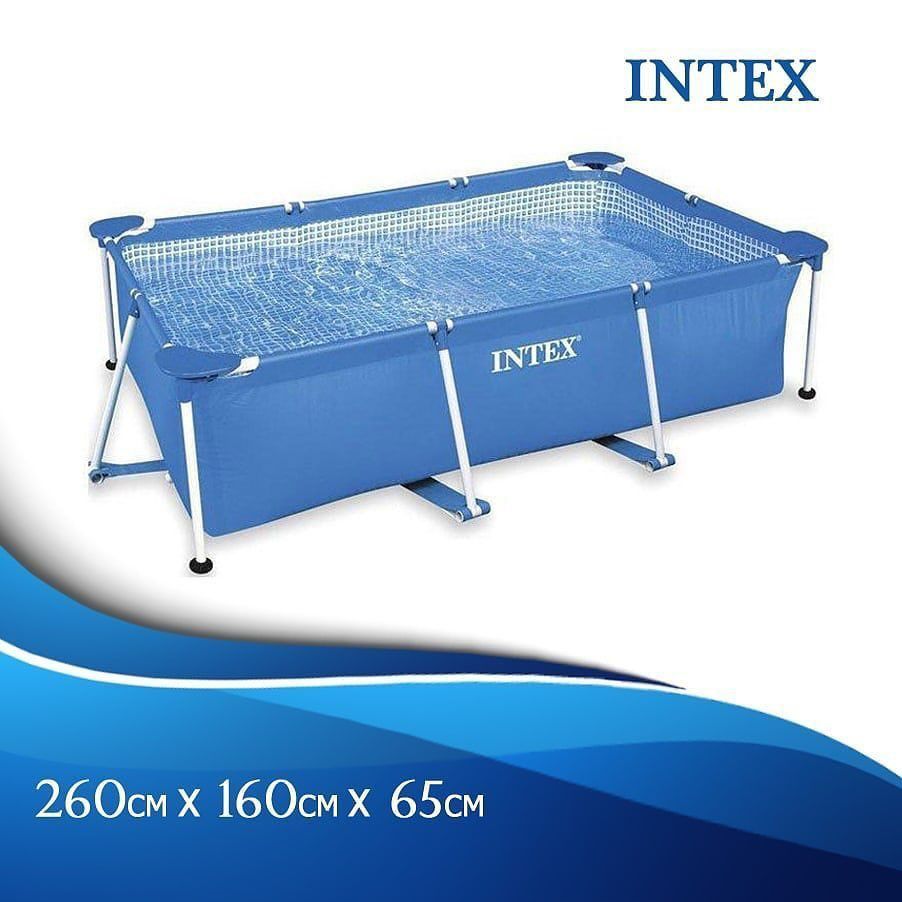 INTEX 260×160×65 бассейн каркасный BASEYN стойка бассейн 260×160×65