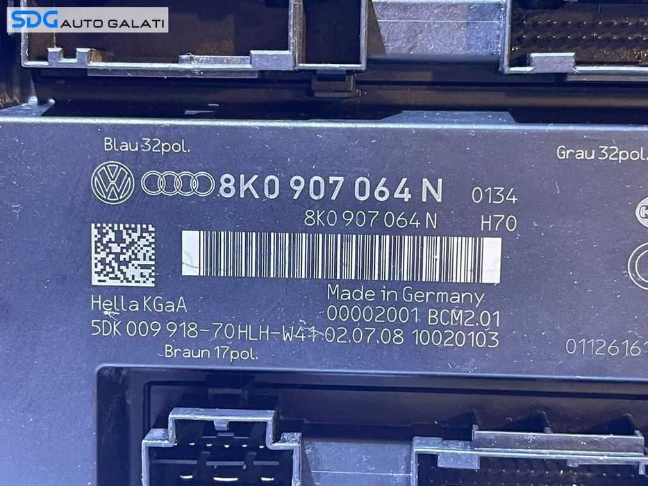 Unitate Modul Calculator Confort Comfort BCM 2 Audi A5 2008 - 2011 Cod 8K0907064N