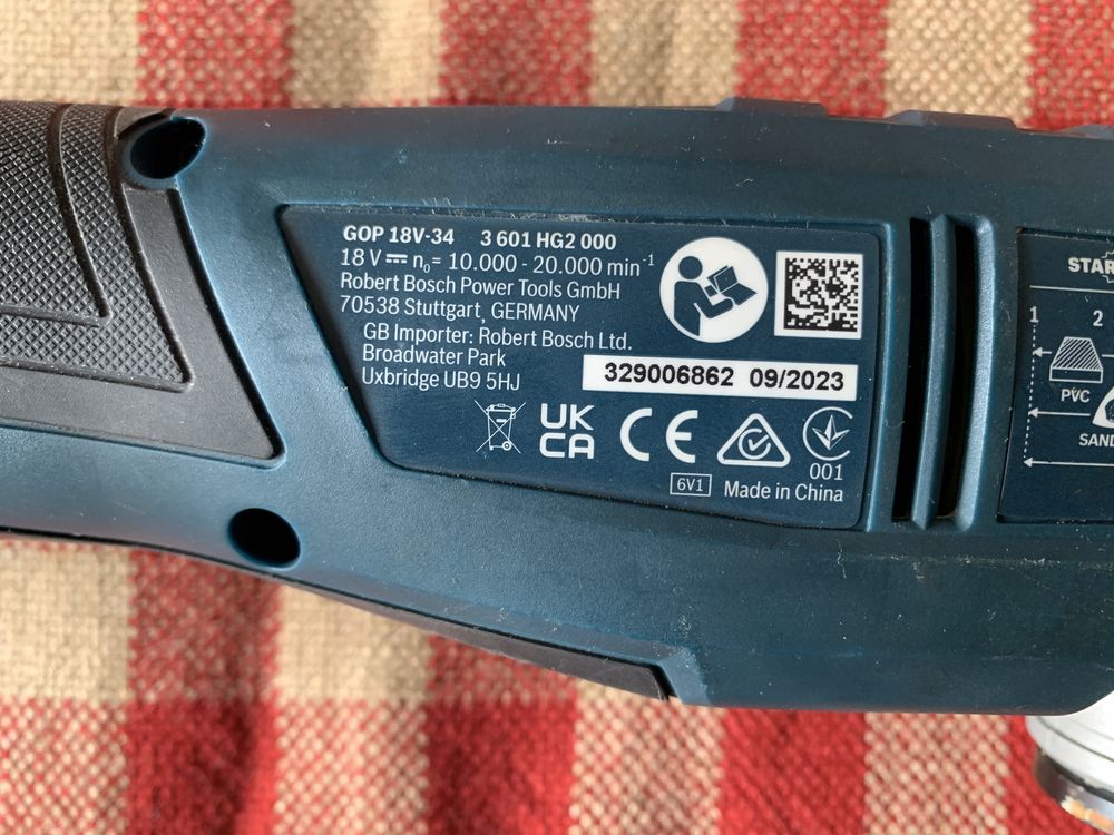 Bosch GOP 18V-34/безчетков мулти функционален инструмент/2023г