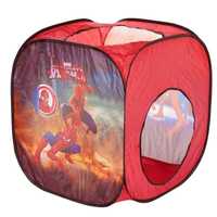 Детска палатка за игра Спайдърмен с 50 бр топки, червен