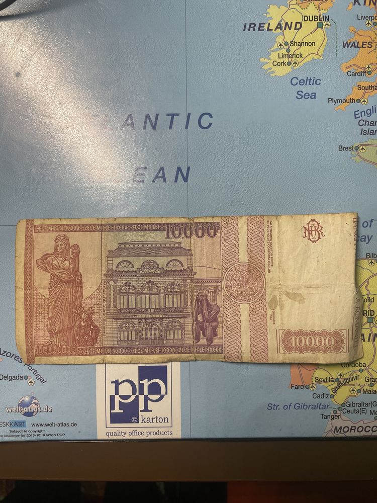 Bancnota 10000 de lei Nicolae Iorga