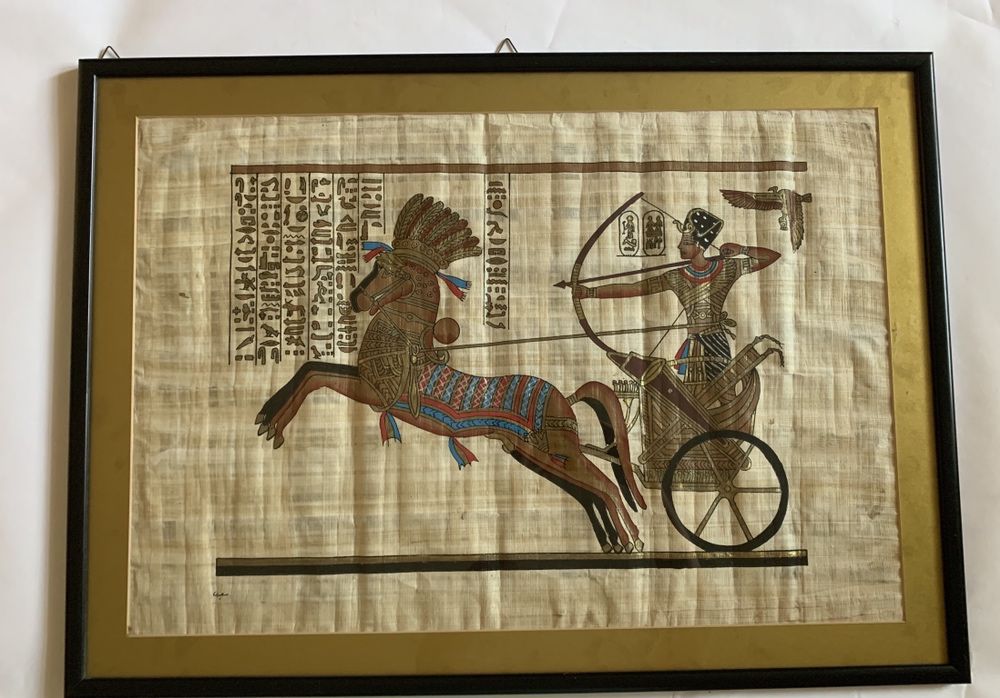 Papirus inramat 60x50 cu passpartout
