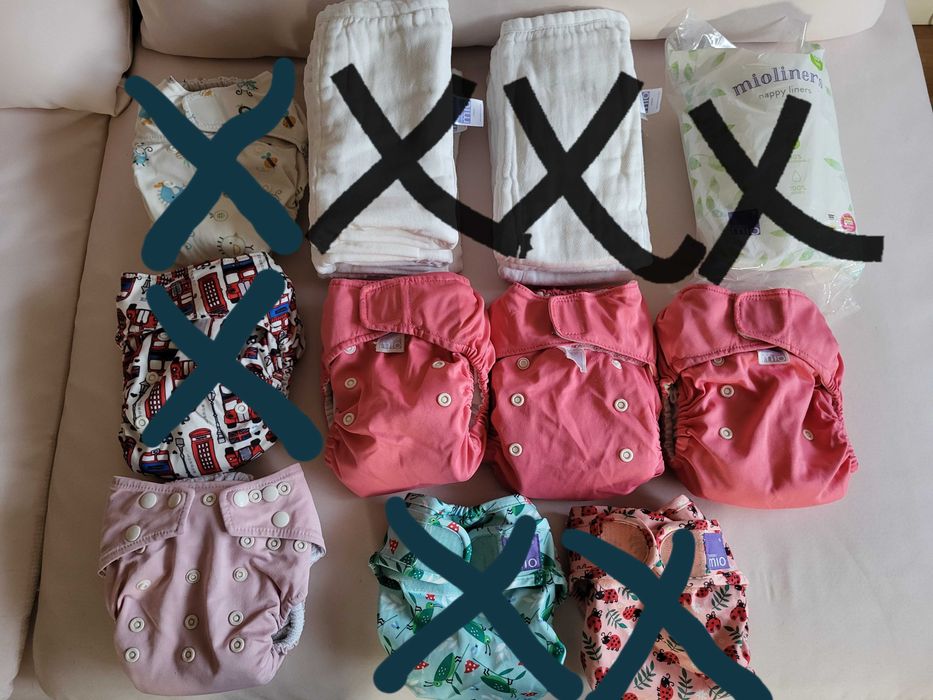 Многократни пелени Bambino Mio, Little Lamb, прифолди