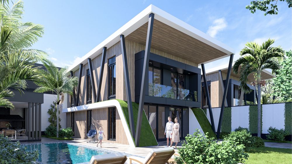 Arxitektura dizayn/interyer/eksteryer/eskiz loyiha/fasad 3D viz