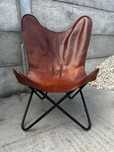 Scaun fluture piele