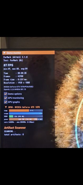 Gigabyte GTX 1070 8GB DDR5 256bit