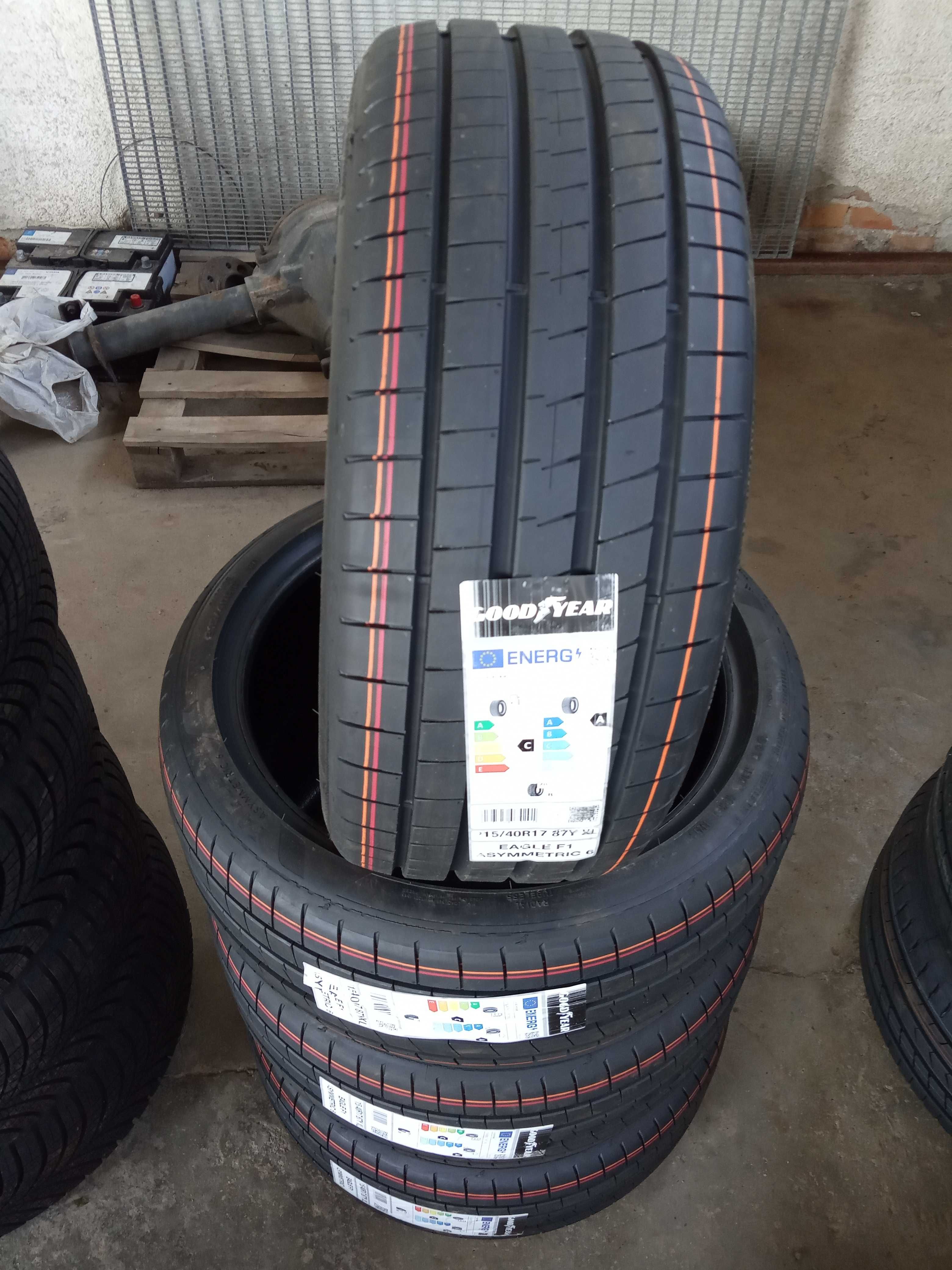 4 Нови летни гуми 215/40R17 Goodyear Eagle F1 Asymm 6 XL 87Y DOT2025