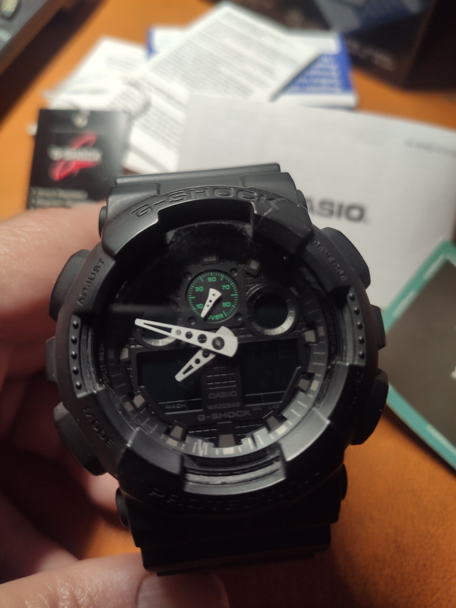 Спортен часовник Casio G Shock GA 100 Оригинал