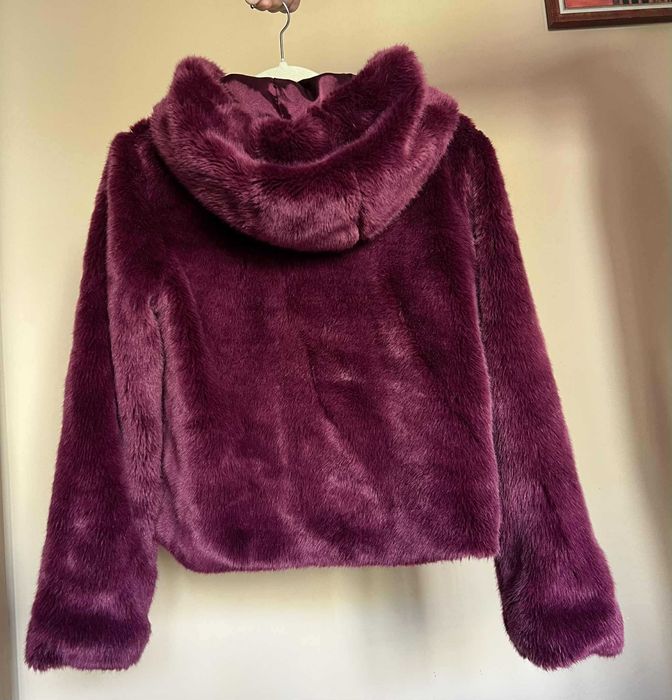 Палто Guess еко косъм