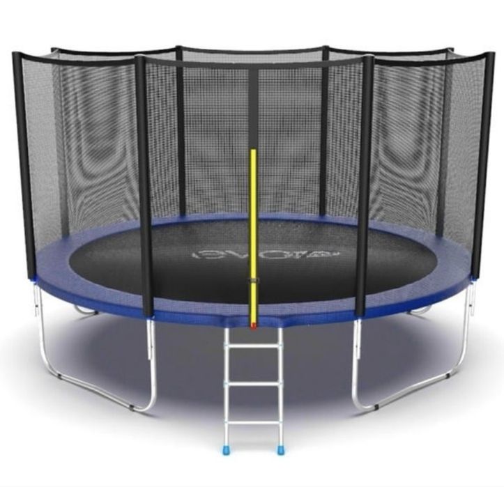 Каркасный большой батут высота регулируется нагрузка 200кг