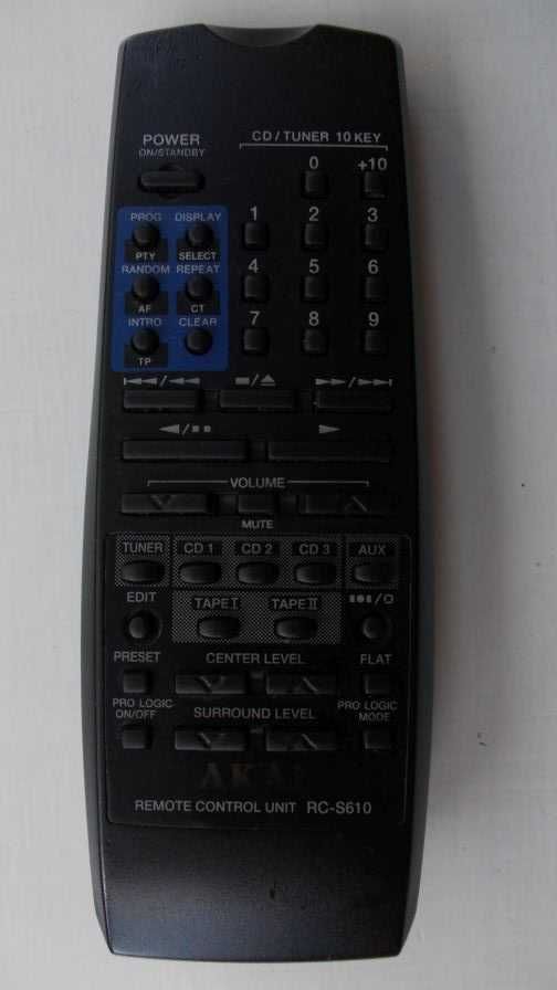 AKAI Rc-s610 kit remote control