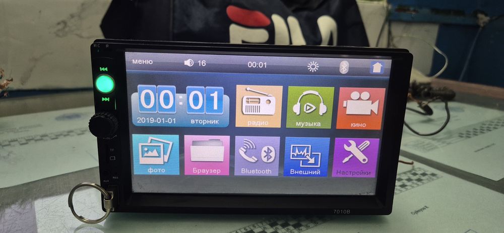 Автомагнитафон рабочи.сенсор