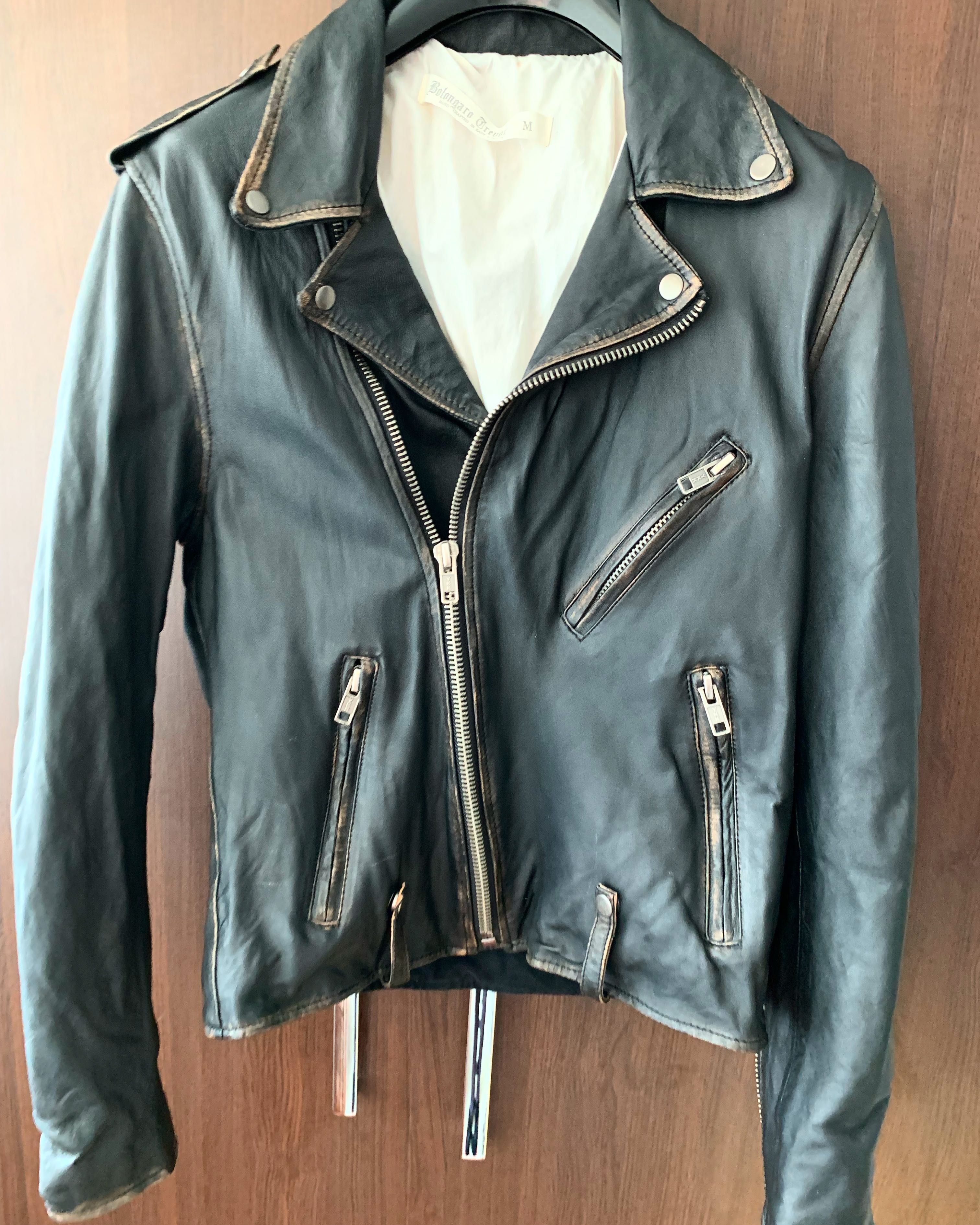 biker Leather jacket - кожено яке